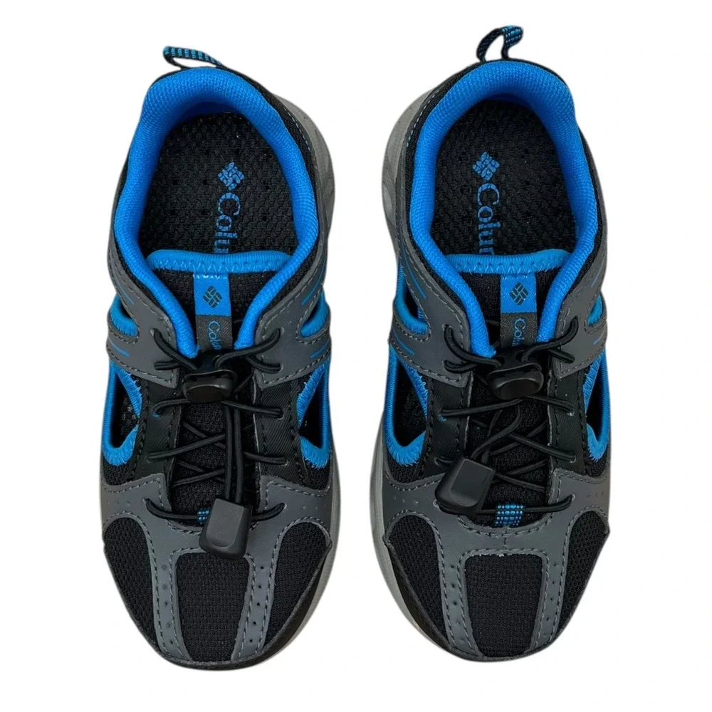 Columbia Toddler Boys Hybrid Water Shoes Size 9 Blue Black Fisherman Closed‎ Toe